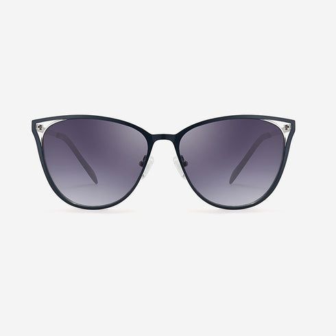 Angular Cat Eye Metal Women's Sunglasses Valencia